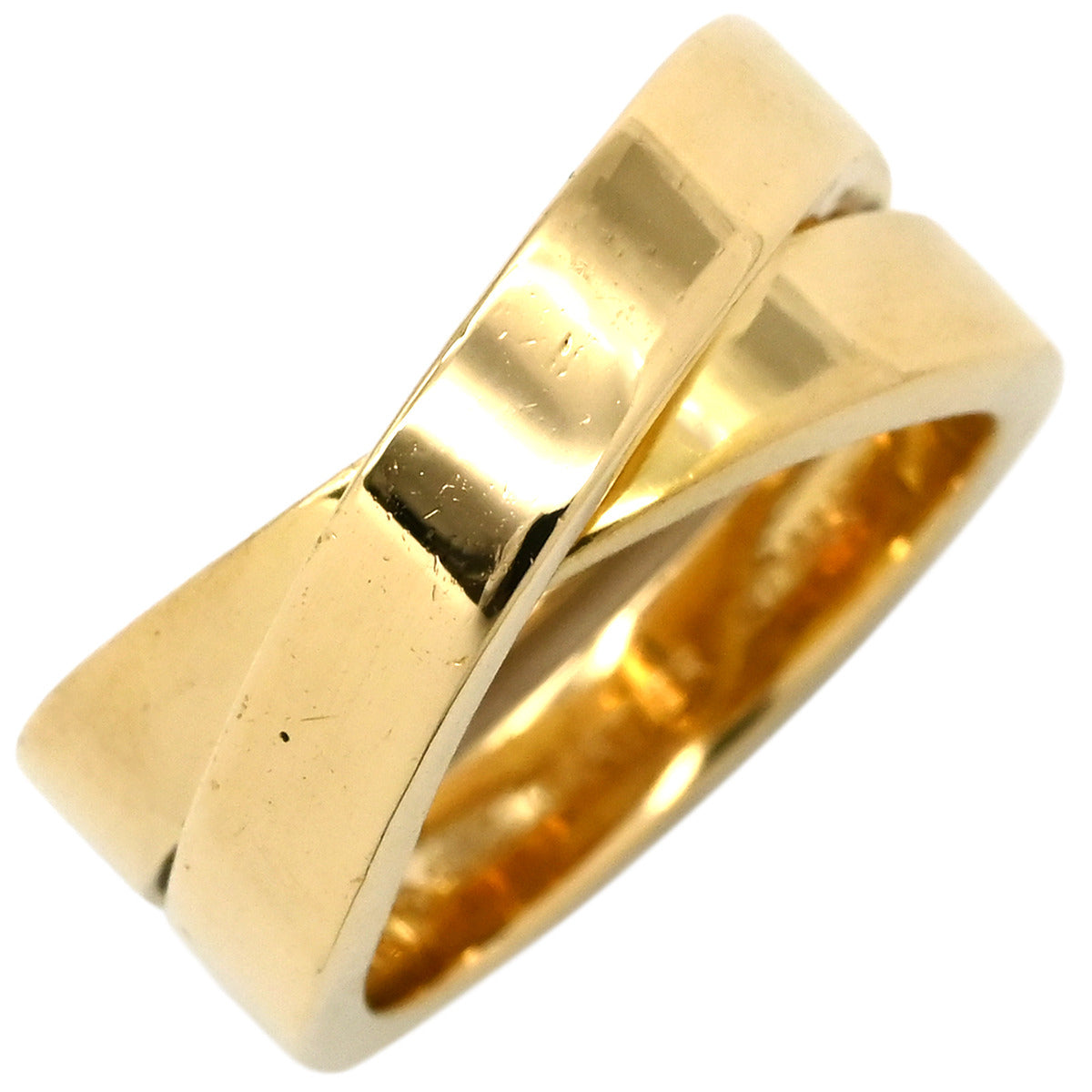 カルティエ Cartier パリリング イエローゴールド K18YG #52(JP12