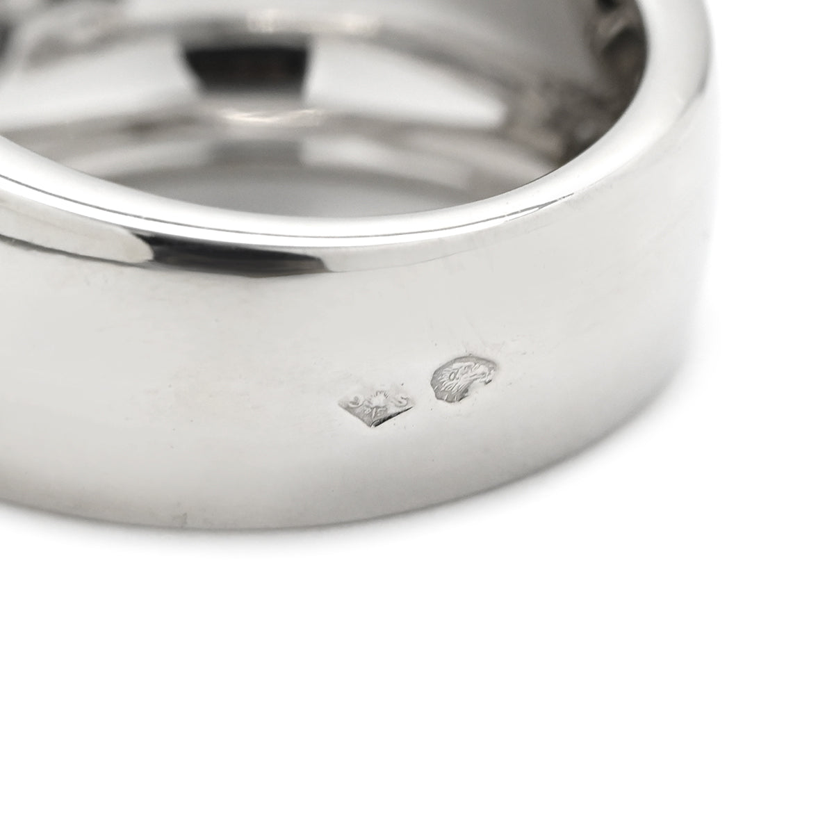 シャネル CHANEL スリーシンボル ホワイトゴールド リング 指輪 18K