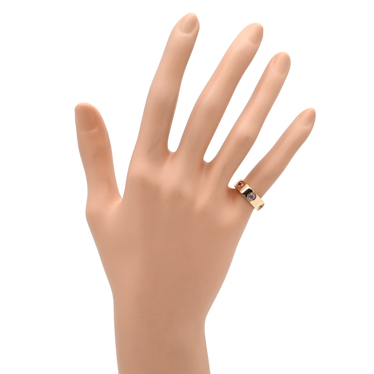 カルティエ Cartier ラブリング ピンクサファイア ピンクゴールド #46