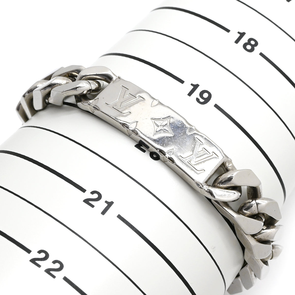 ルイヴィトン LOUIS VUITTON チェーンブレスレット モノグラム M00270