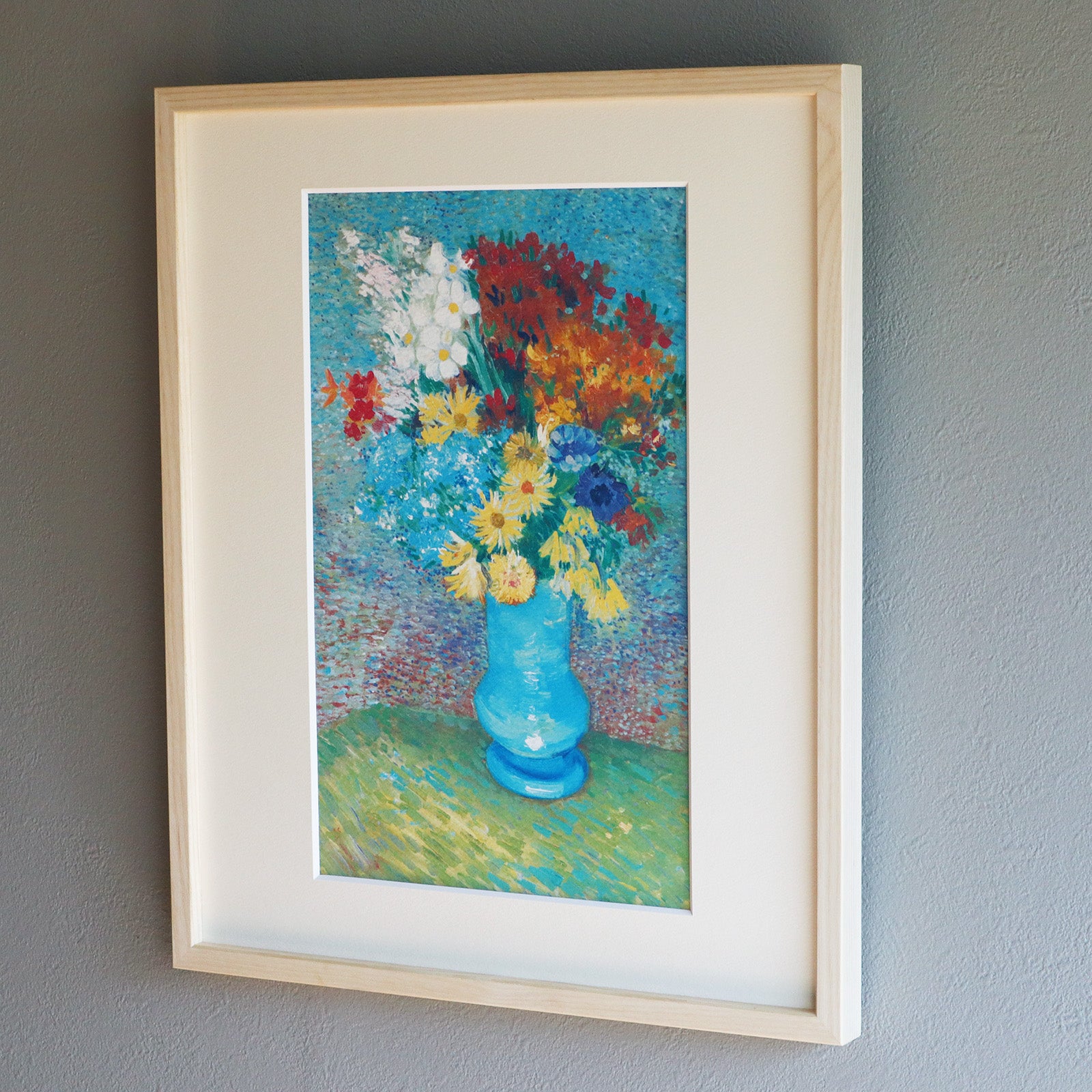 フィンセント・ファン・ゴッホ 「青い花瓶の花」アートポスター