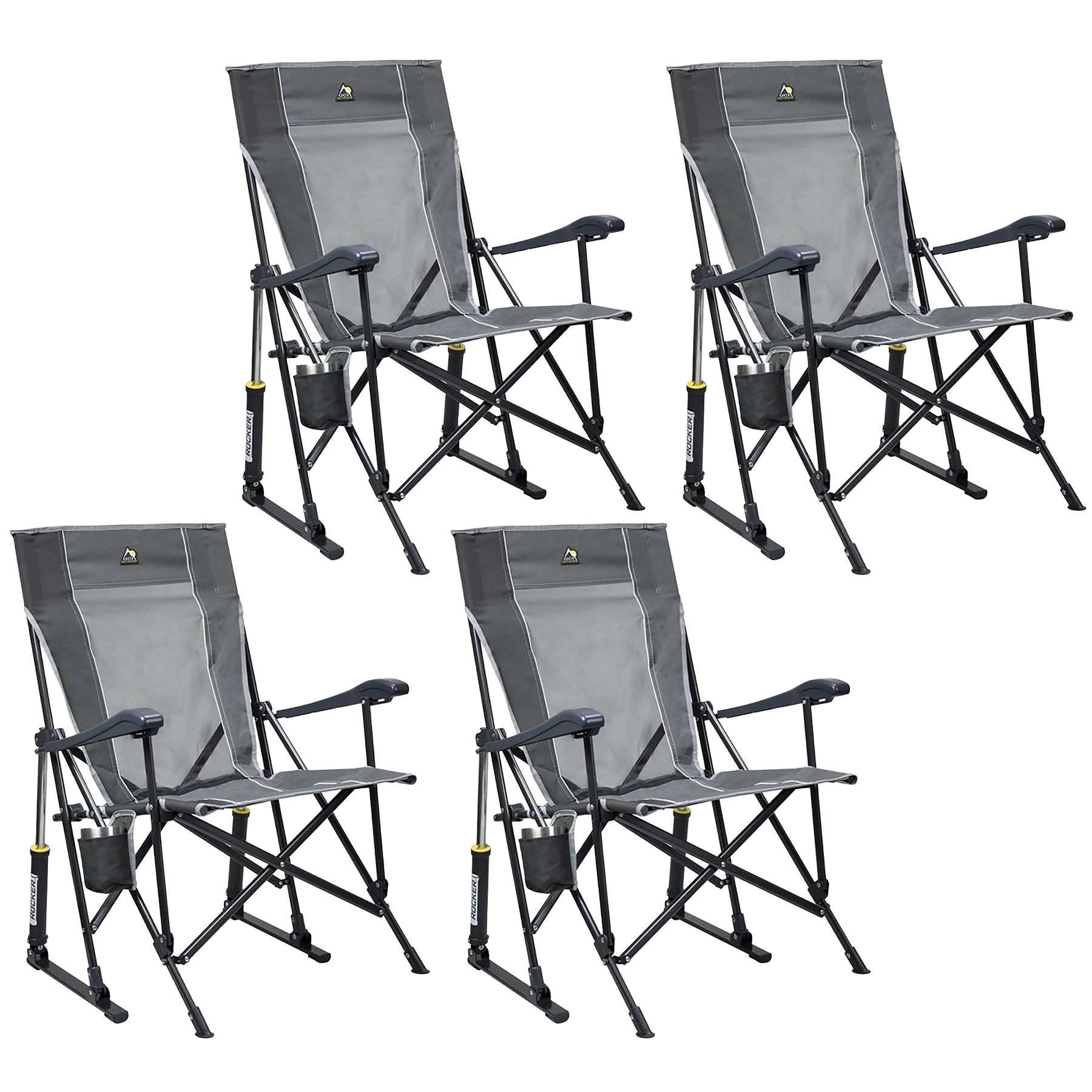 GCI Outdoor Roadtrip Rocker W/Carry Bag (Set Of 4) - HPG Brands