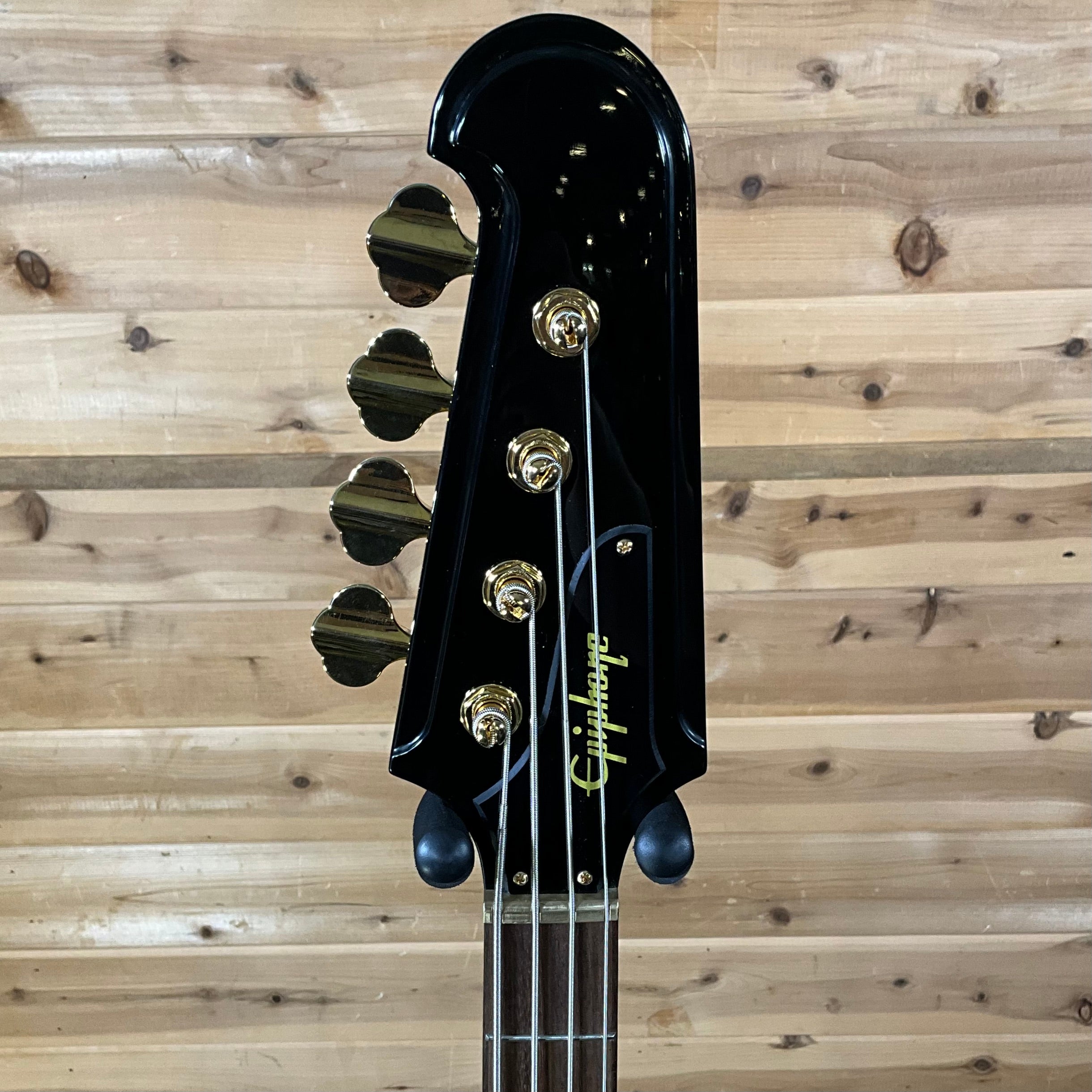 Epiphone Rex Brown Thunderbird Electric Bass Guitar - Ebony
