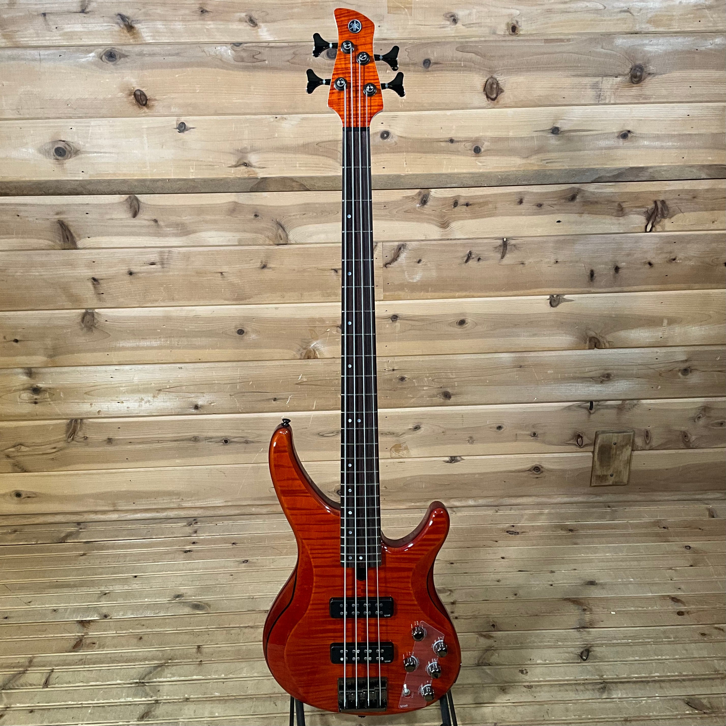 Yamaha TRBX604FM 4-String Electric Bass Guitar - Caramel Brown