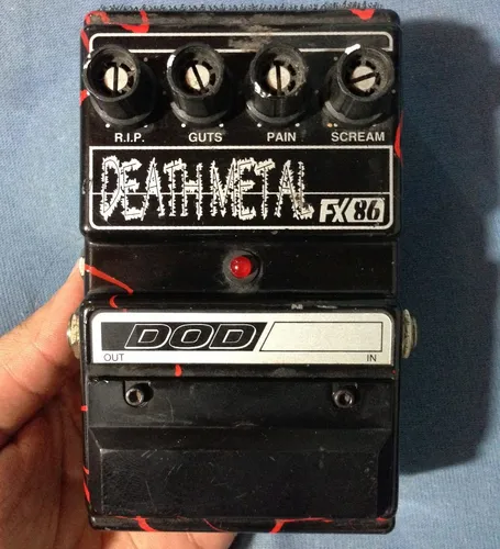 Dod Fx-86 Death Metal Distortion *usa* - Willaudio Preto