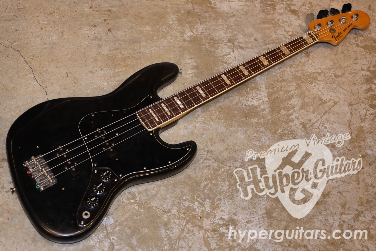 Fender '79 Jazz Bass - ブラック / ローズ - ハイパーギターズ Hyper