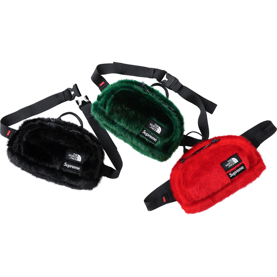 Supreme x The North Face (TNF) Faux Fur Waist Bag Black – Hype Vault