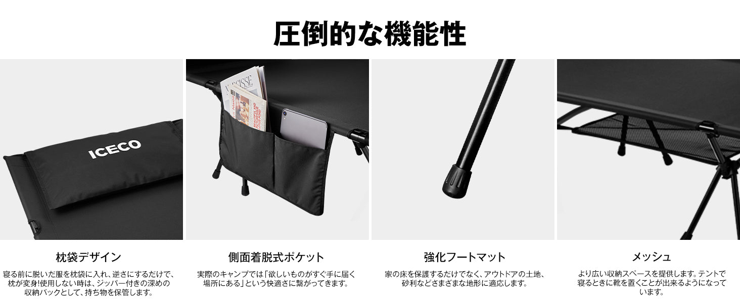 CC190 キャンプコット | ICECO
