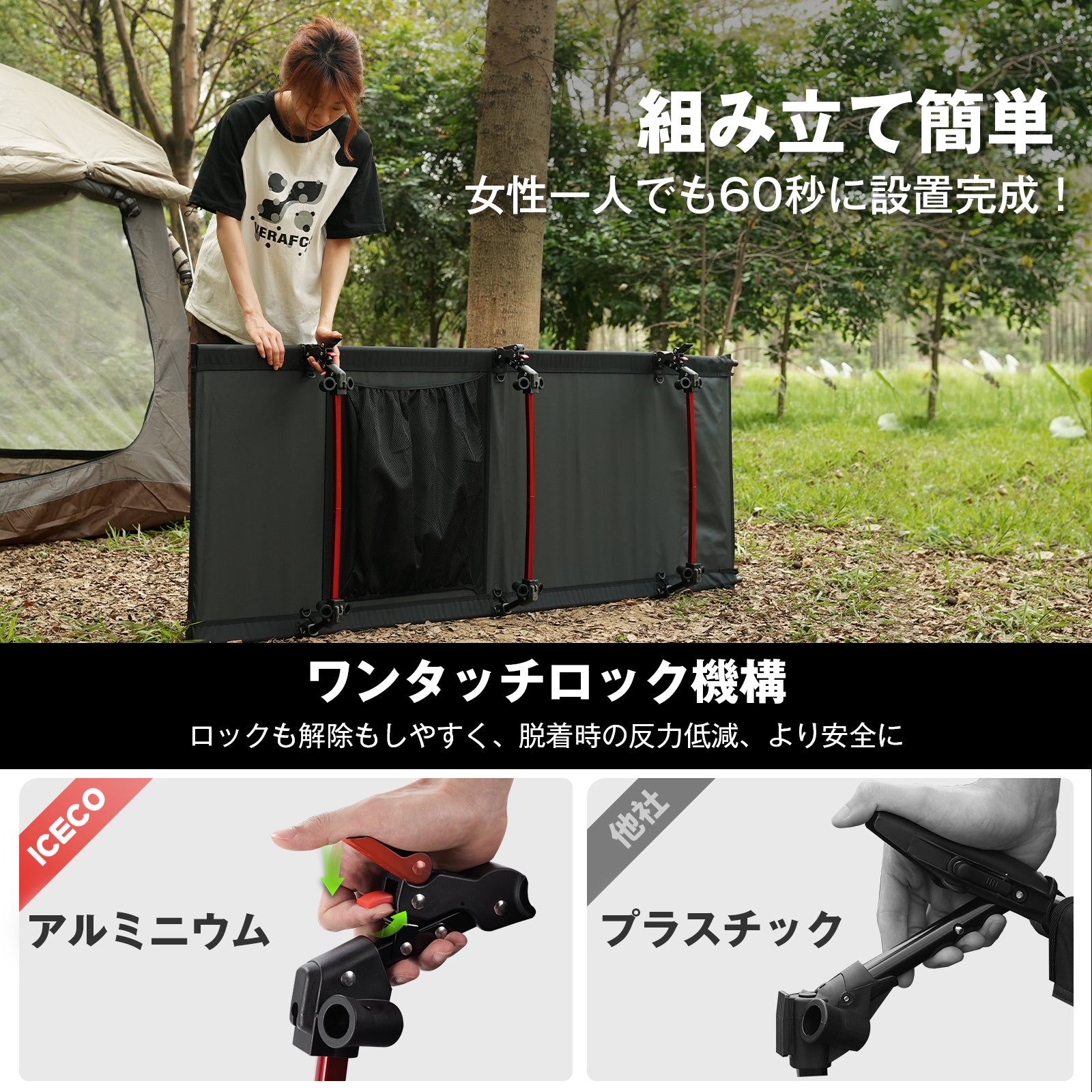 FC190B キャンプコット | ICECO