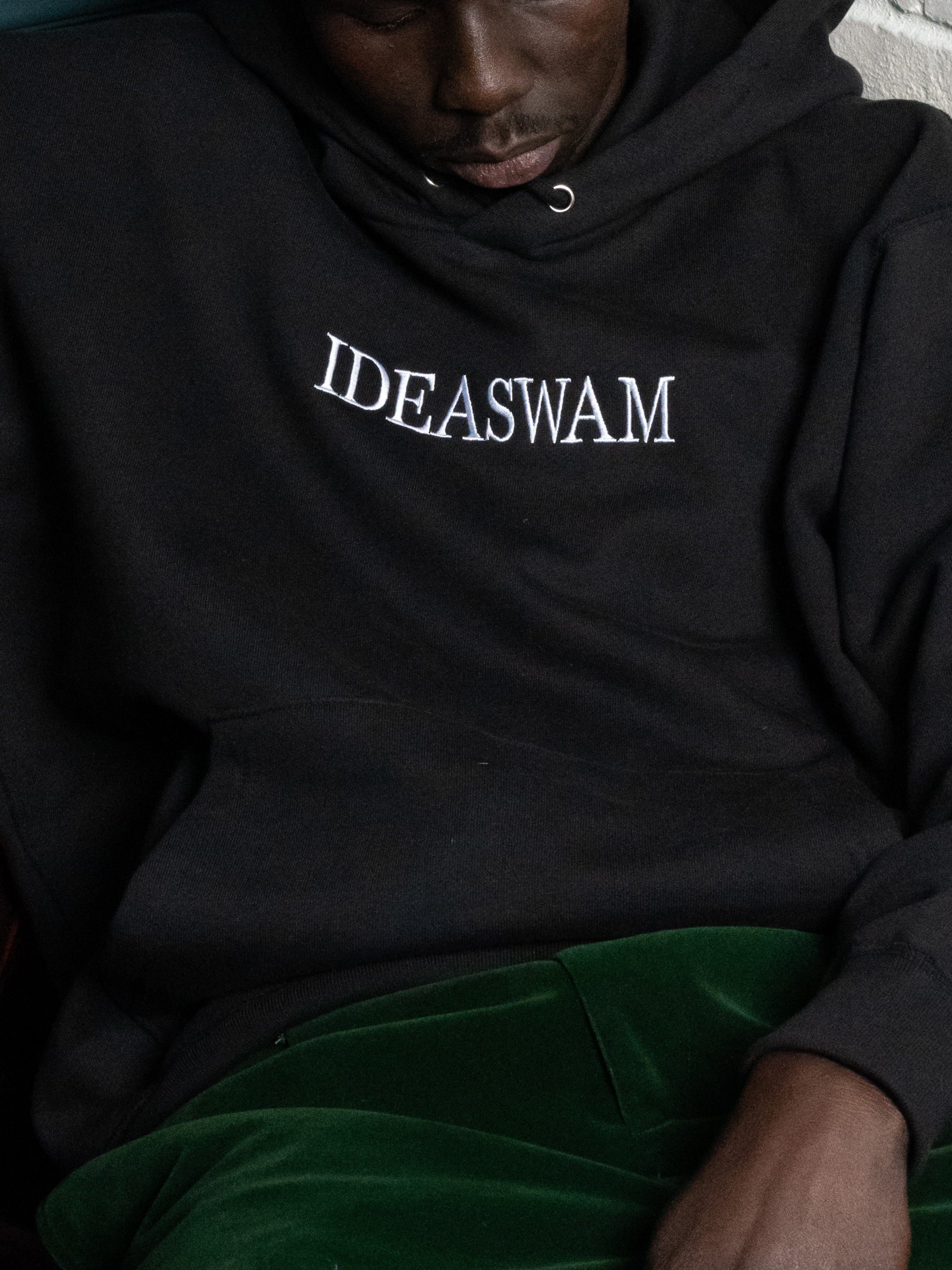IDEASWAM LOGO HOODIE (Black)