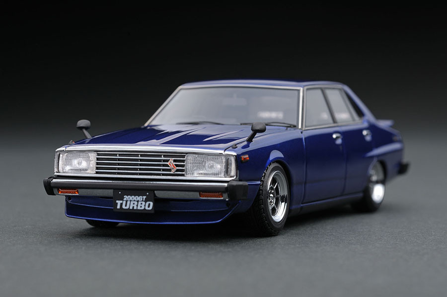 IG0327 1/43 Nissan Skyline 2000 GT-EL (C211) Blue | LINE UP