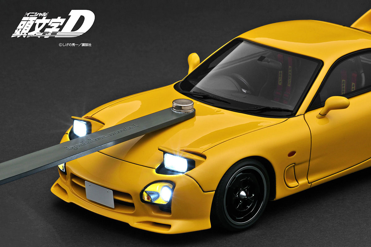 IG3940 1/18 INITIAL D Mazda RX-7 Mazda Speed A-spec(FD3S) Yellow