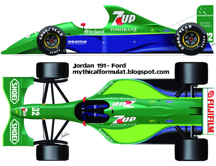 Jordan 191 Ford F1 1991
