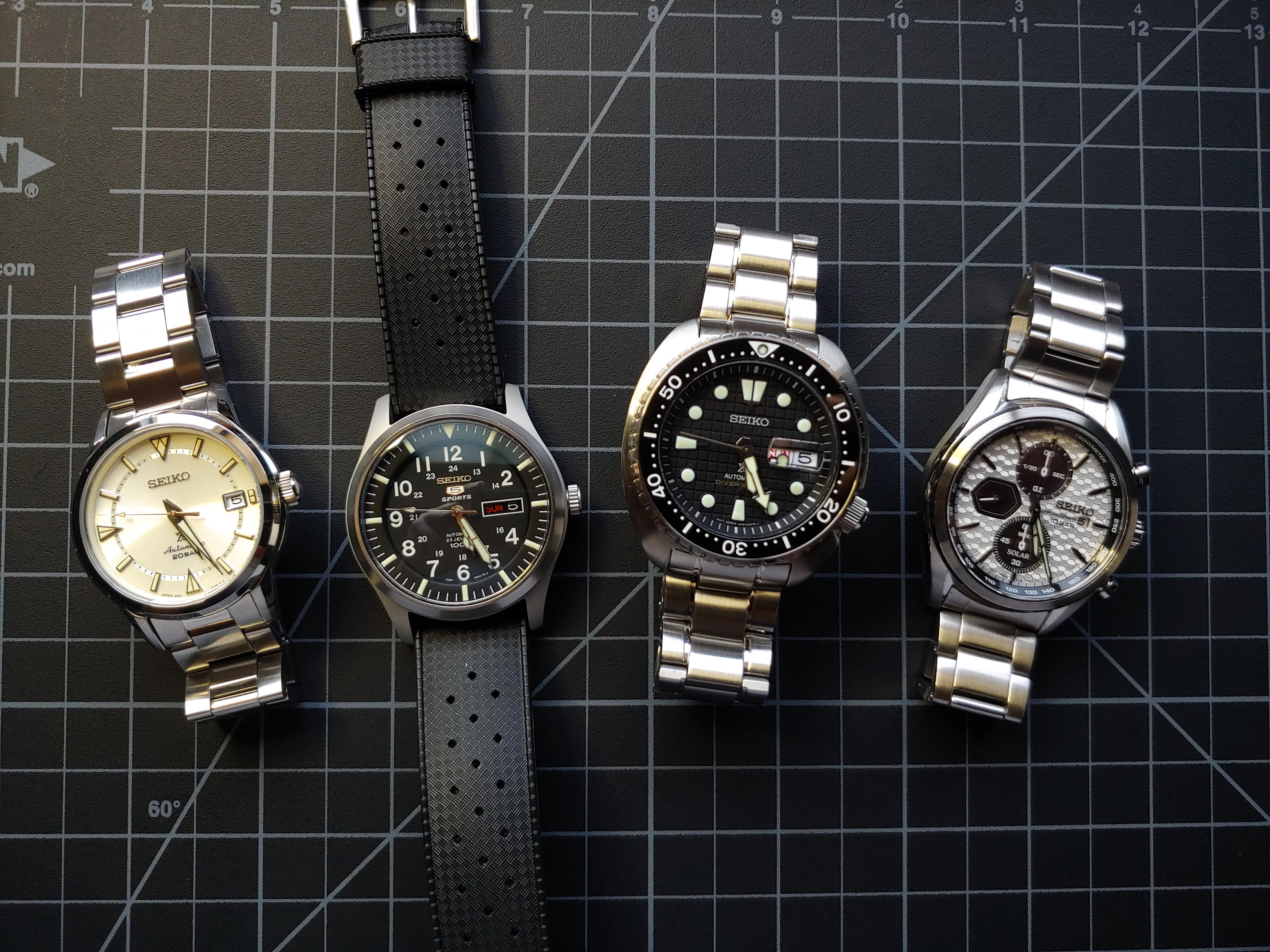 Seiko] 4 Watch Collection : r/Seiko
