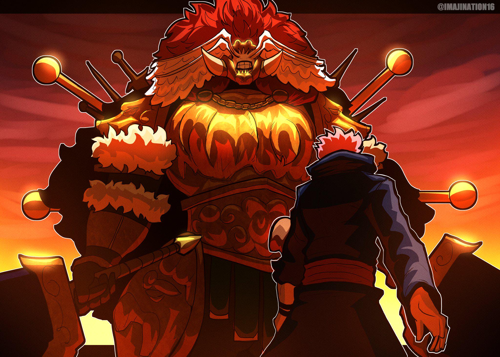 神将摩虎羅 vs 褪せ人 宿儺 | 呪術廻戦 x エルデンリング | by