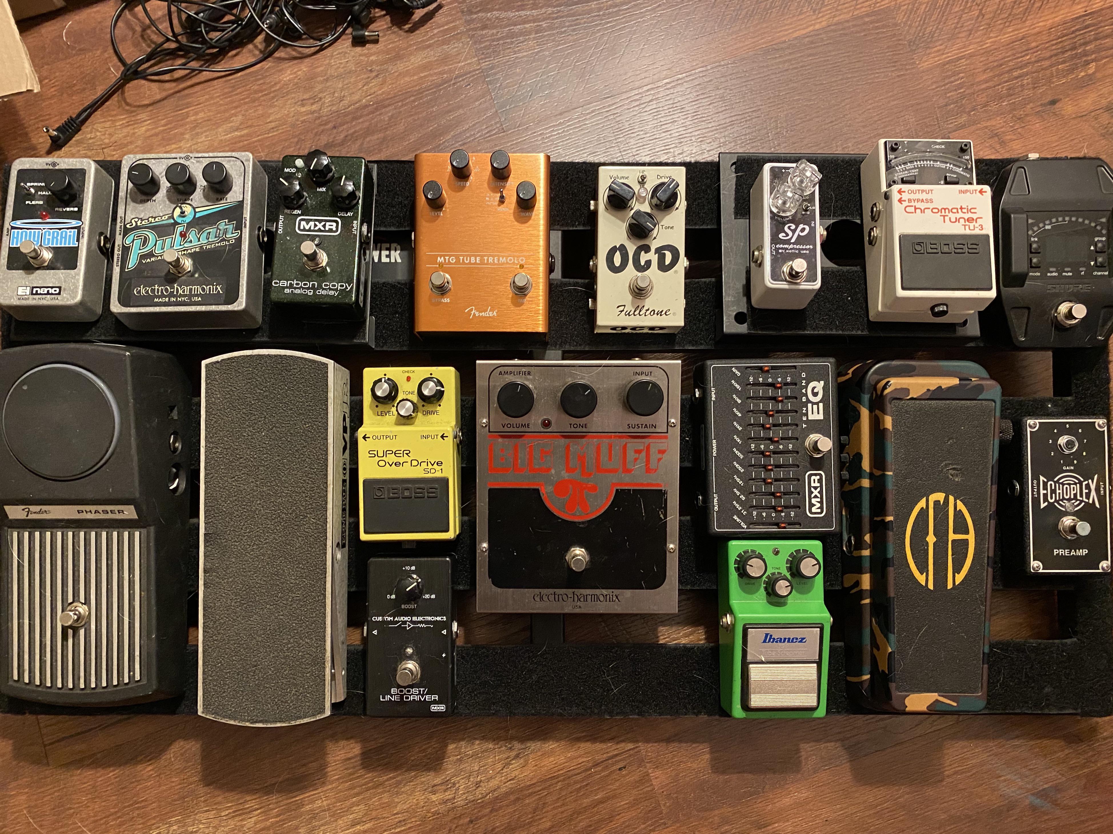 NPR Fender MTG Tube Tremolo and the rest of the gang : r/guitarpedals