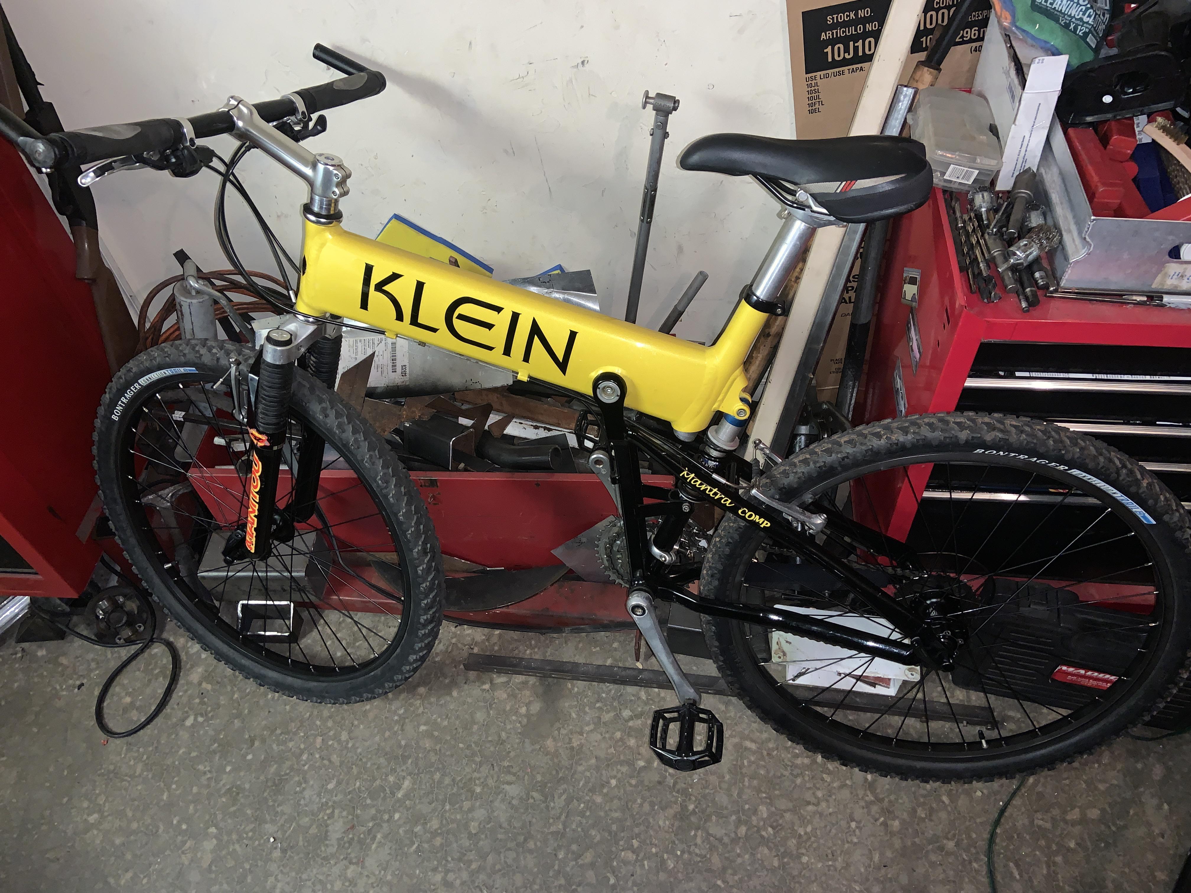 Finally got the Klein Mantra. It's old but all I've ever ridden is