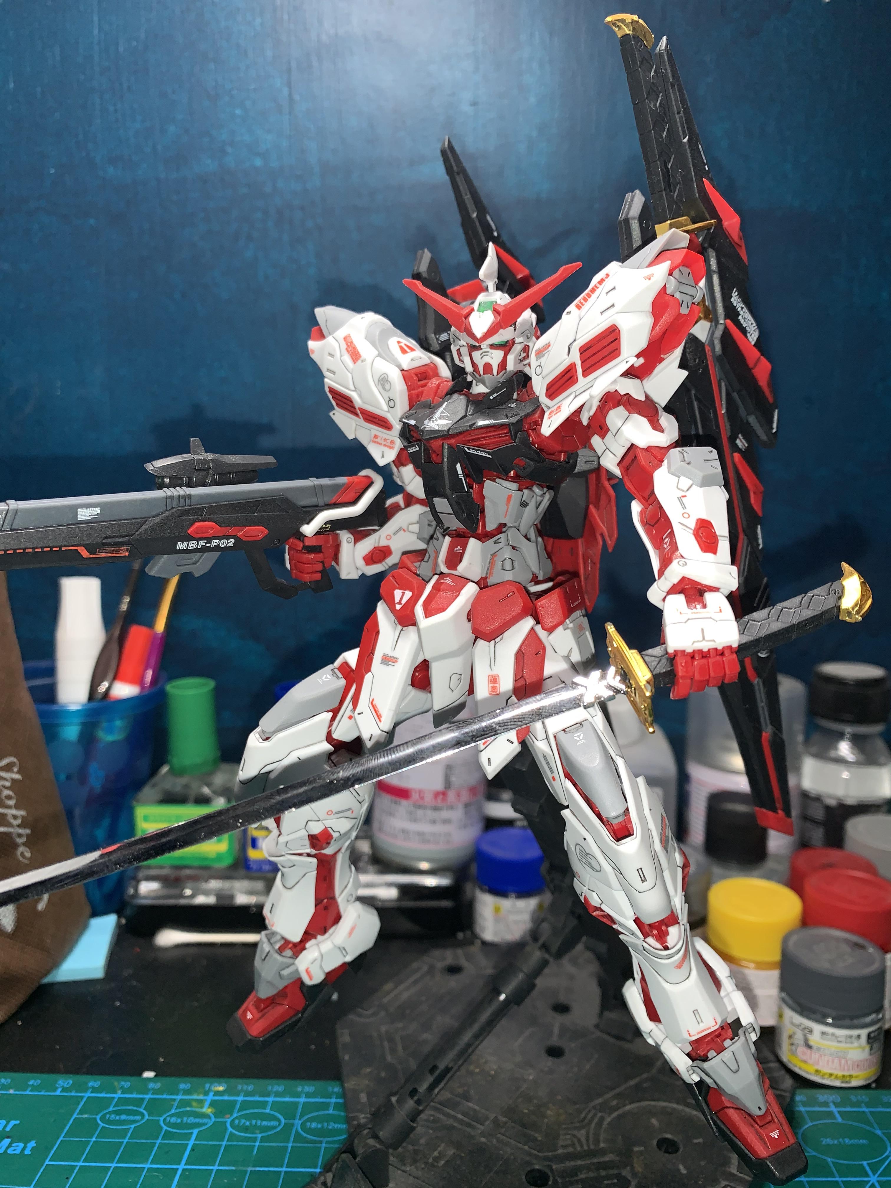 MG アストレイ レッドフレーム w/ マーズジャケット : r/Gunpla