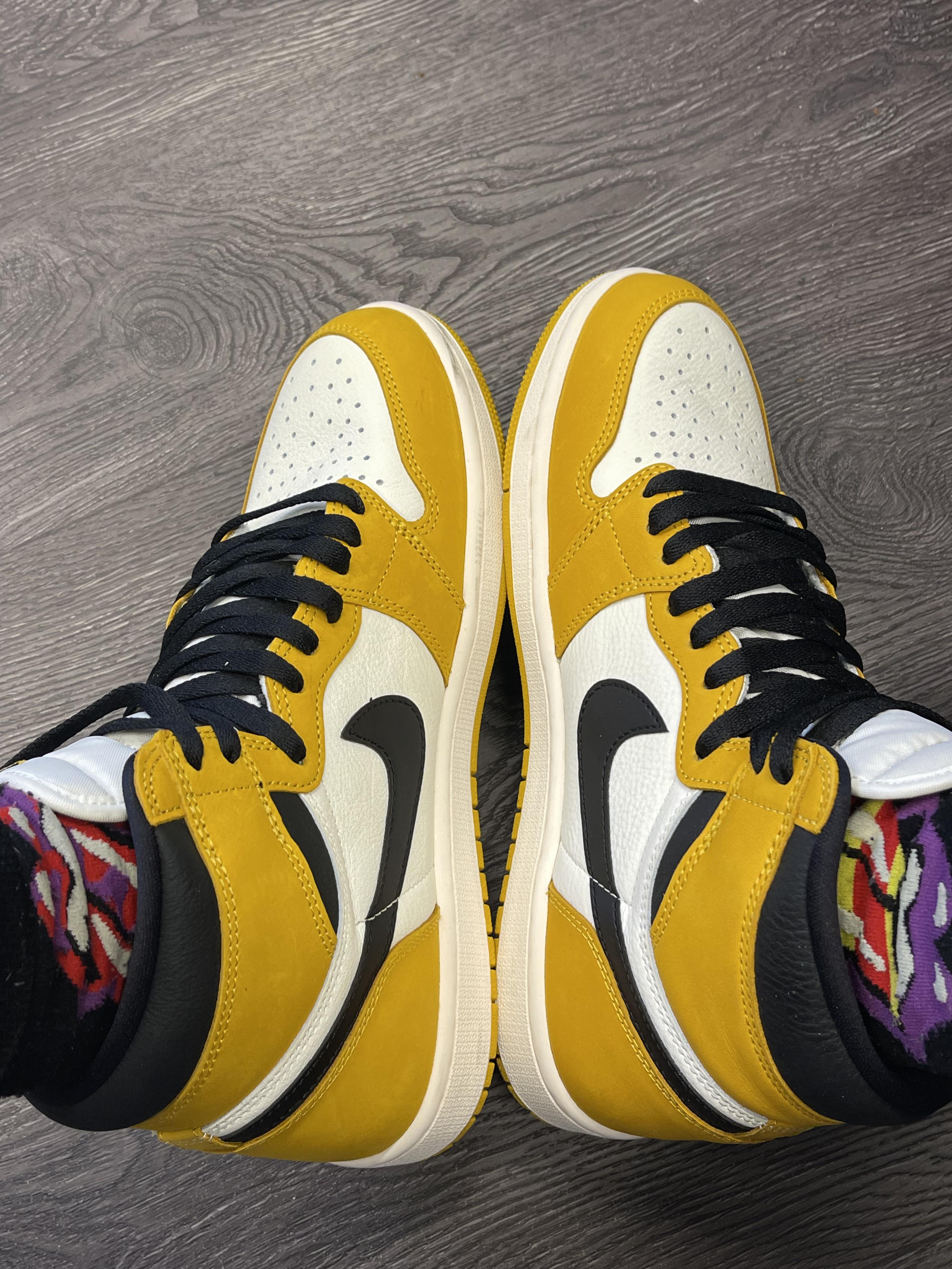 今日の💎 Air Jordan 1 Retro High OG 'Yellow Ochre' : r/Sneakers