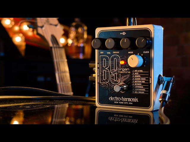 日本語字幕】Electro Harmonix B9 Organ Machine EHX Pedal Demo by
