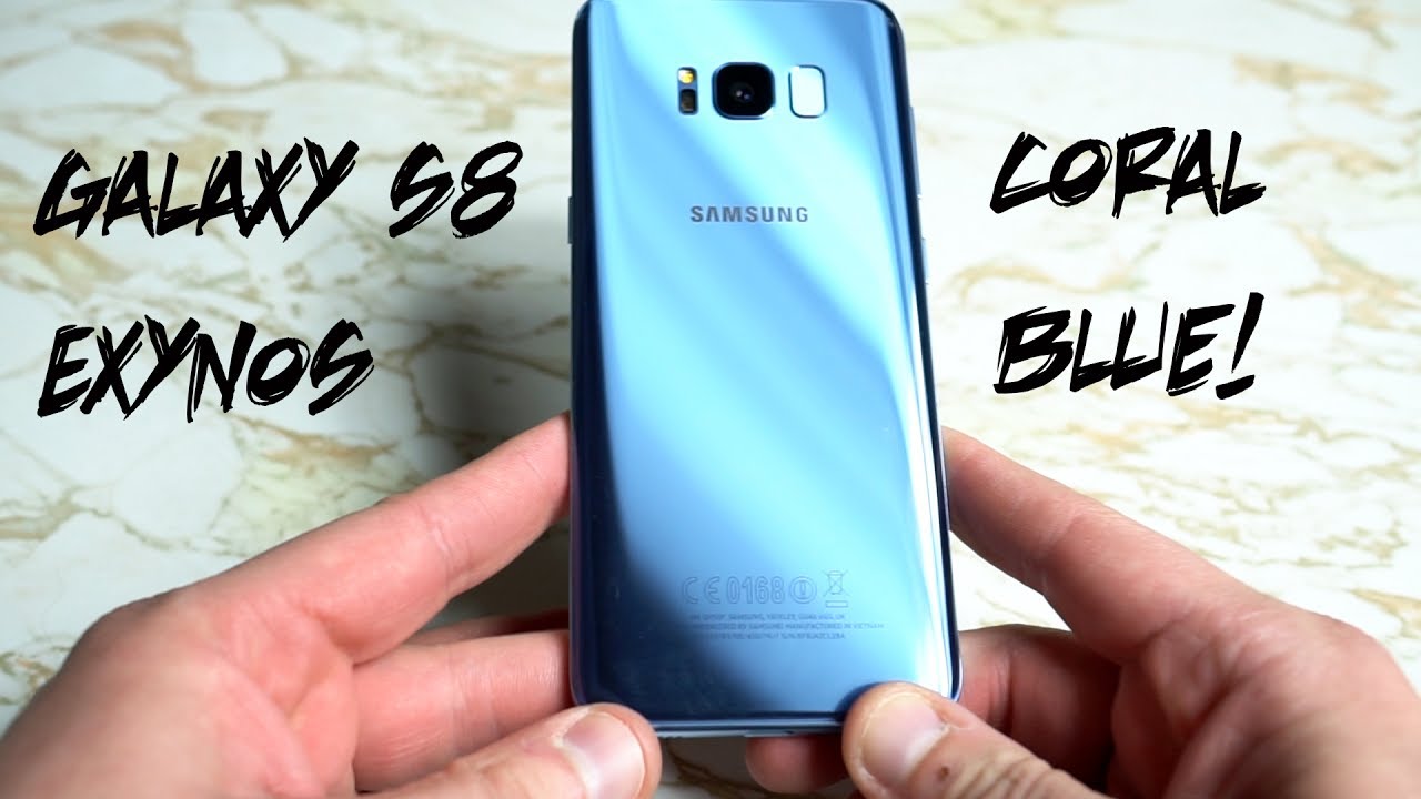 Galaxy S8 Coral Blue First Look: Finally Got One! - YouTube