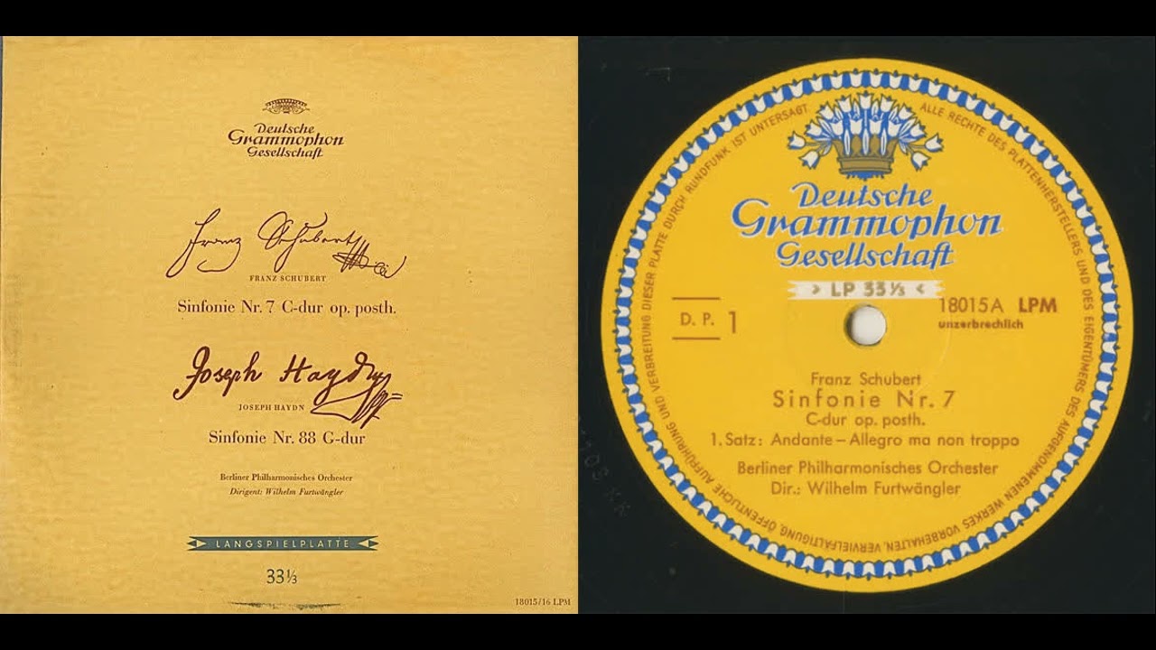 Vintage German 33rpm] Furtwängler & BPO - Schubert: Symphony No.9