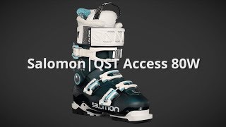 2019 Salomon QST Access 80W Womens Boot Overview by SkisDotCom