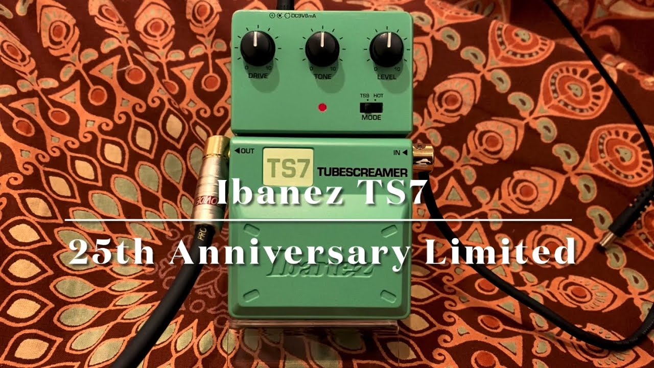 Ibanez TS7 25th Anniversary Limited - YouTube