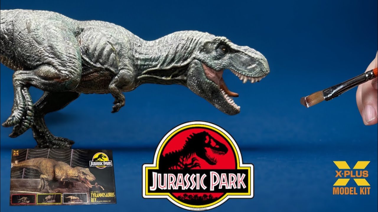 リアル！ X-PLUS ジュラシックパーク ティラノサウルス プラモデル