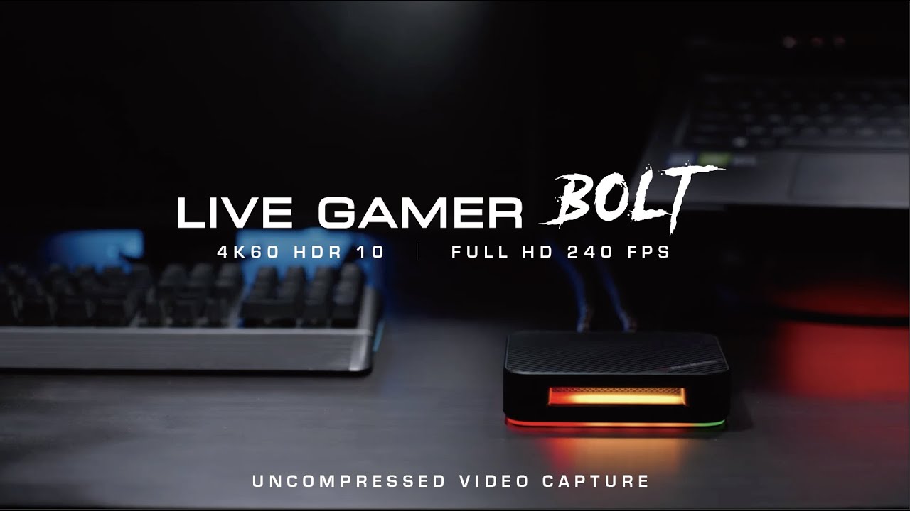 AVerMedia Live Gamer BOLT GC555 4K/60fps HDRの高画質録画と