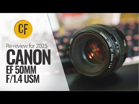Re-review for 2025: Canon EF 50mm f/1.4 USM - YouTube