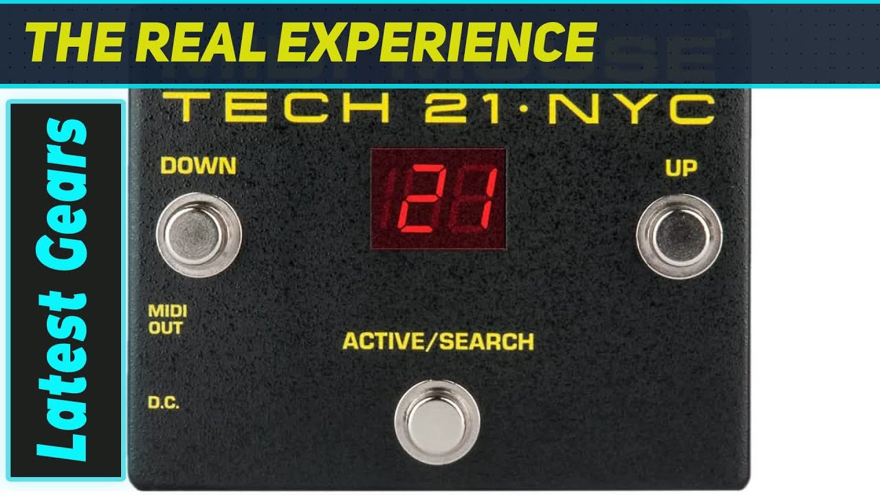 Tech 21 MIDI Mouse Pedal: The Easiest MIDI Foot Controller - YouTube