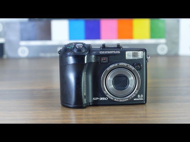 Olympus SP 350 8MP Digital Camera from 2005 - YouTube