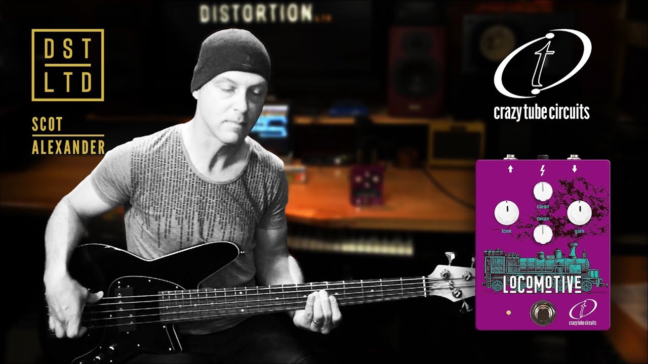 Crazy Tube Circuits Locomotive Bass Tube Overdrive Pedal - YouTube