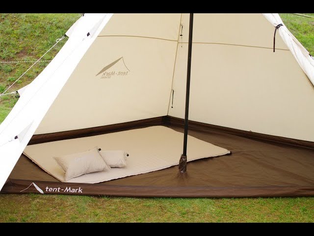 サーカスTCグランドシートハーフにダブルサイズのインフレーターマット