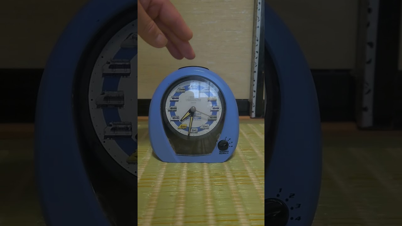 家の中を整理したら出て来た、東海道新幹線チャイム目覚まし時計