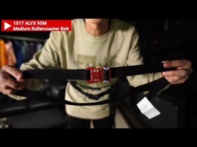 Medium Rollercoaster Belt / 1017 ALYX 9SM（アリクス） - YouTube