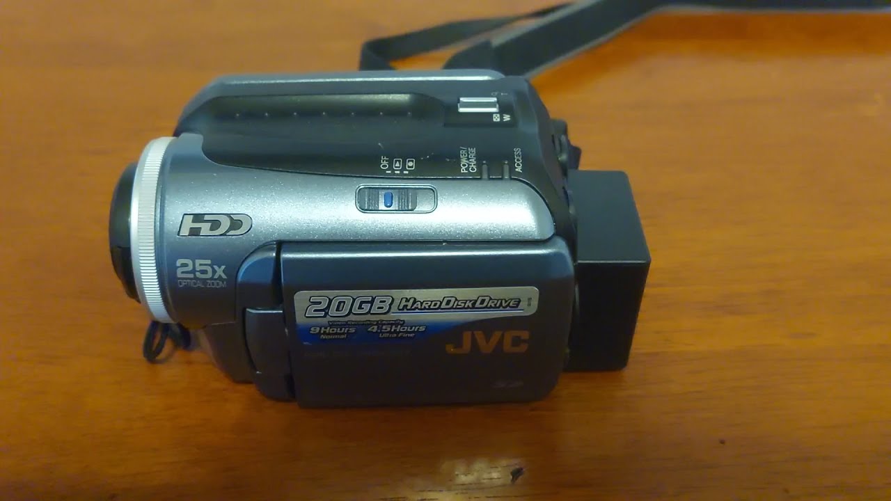 An Early Tapeless Camcorder - JVC Everio GZ-MG20U - YouTube
