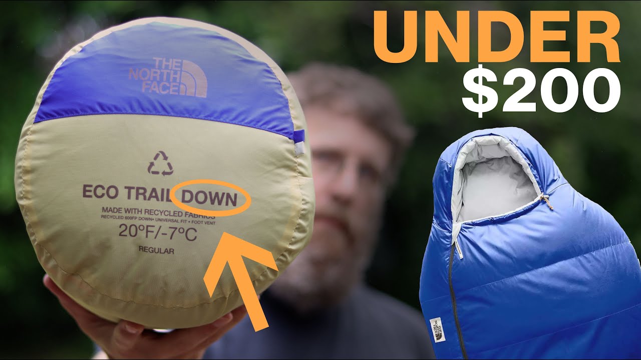 Quality Down Sleeping Bag Under $200 - The North Face Eco Trail