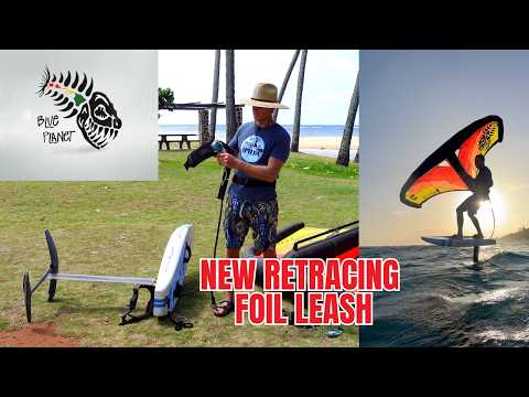 New Model Retracting Foil Leash- product release video - YouTube
