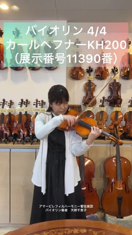 バイオリン カールヘフナーKH200 4/4 1995年製（展示番号11390番