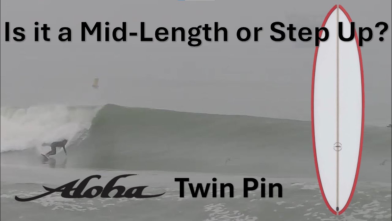 Aloha Twin Pin mid-length Surfboard Review - YouTube