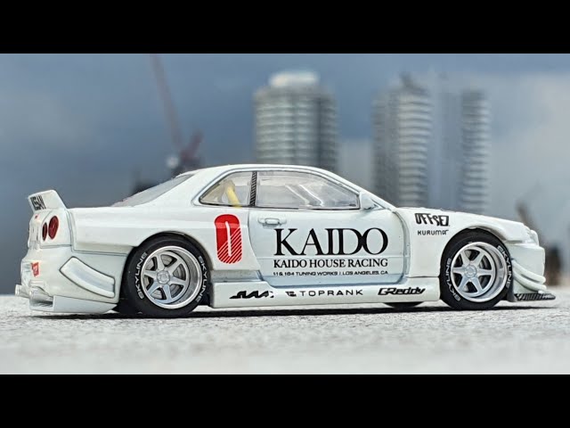 MINI GT Nissan Skyline GT-R (R34) Kaido Works V2 / KHMG049