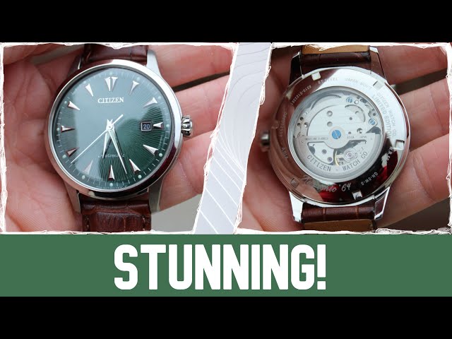 Citizen Kuroshio '64 | Textured Dial Automatic Dress Watch Full