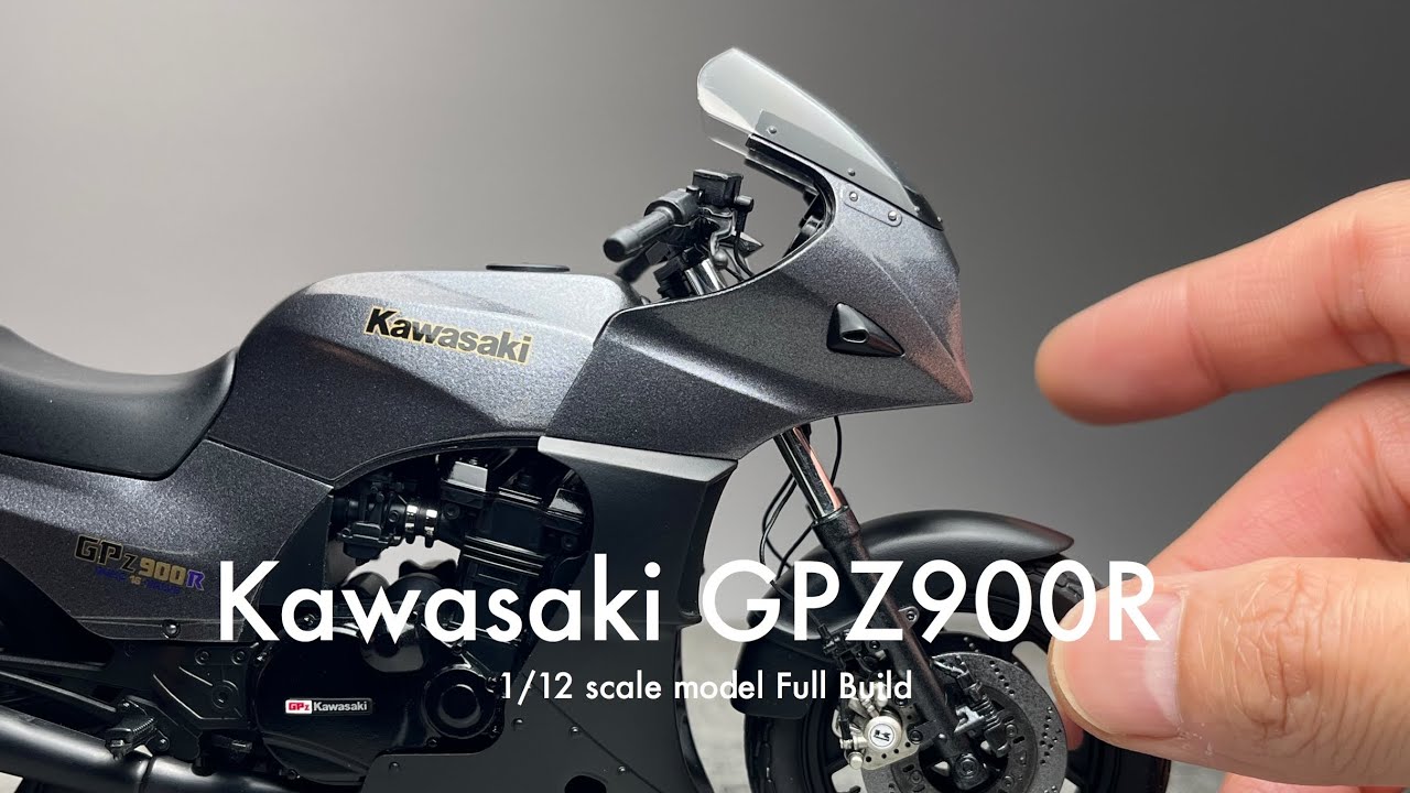 Building Hasegawa 1/12 Kawasaki GPZ900R（A1）1984 Scale Model