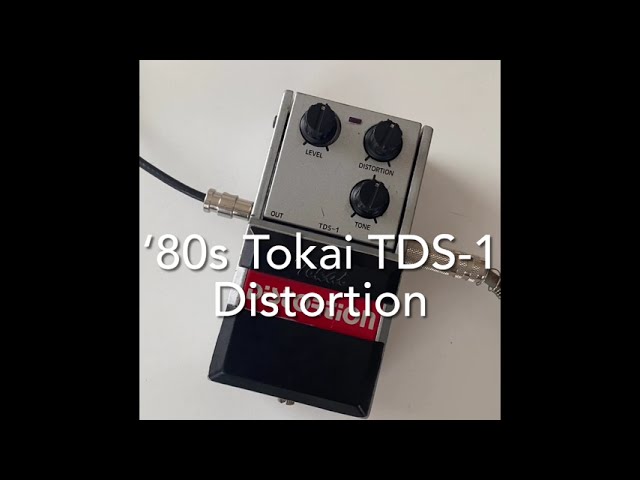 80s Tokai TDS-1 Distortion Silver Case - YouTube