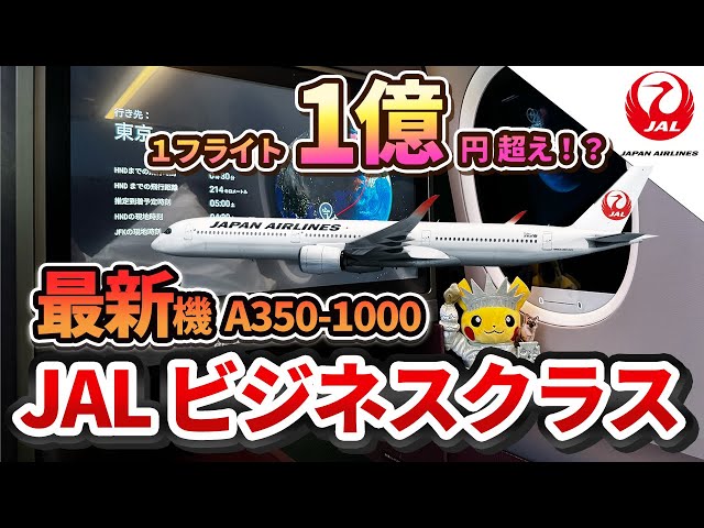 JAL最新（A350-1000）ビジネスクラス搭乗記（ニューヨーク⇒羽田