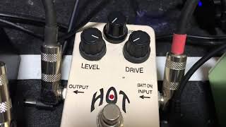 Crowther Audio HotCake 3knob 【HOT CAKE】 DRIVE0~5~8~10 でそれぞれ