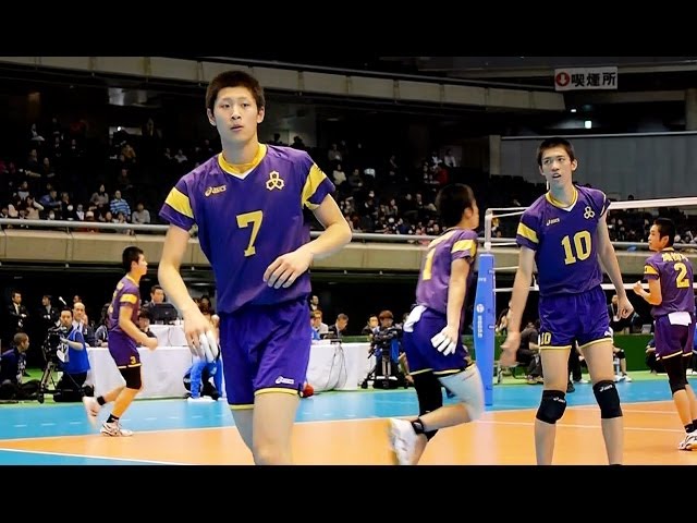 春高バレー2014 (M準決) 鹿児島商 × 雄物川(秋田) Final set - YouTube