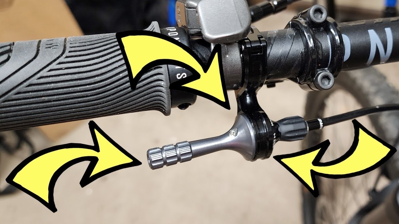 Installing the Bontrager DropLock Remote on a Giant Anthem - YouTube